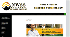 Desktop Screenshot of northwestsheltersystems.com