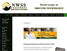 Tablet Screenshot of northwestsheltersystems.com
